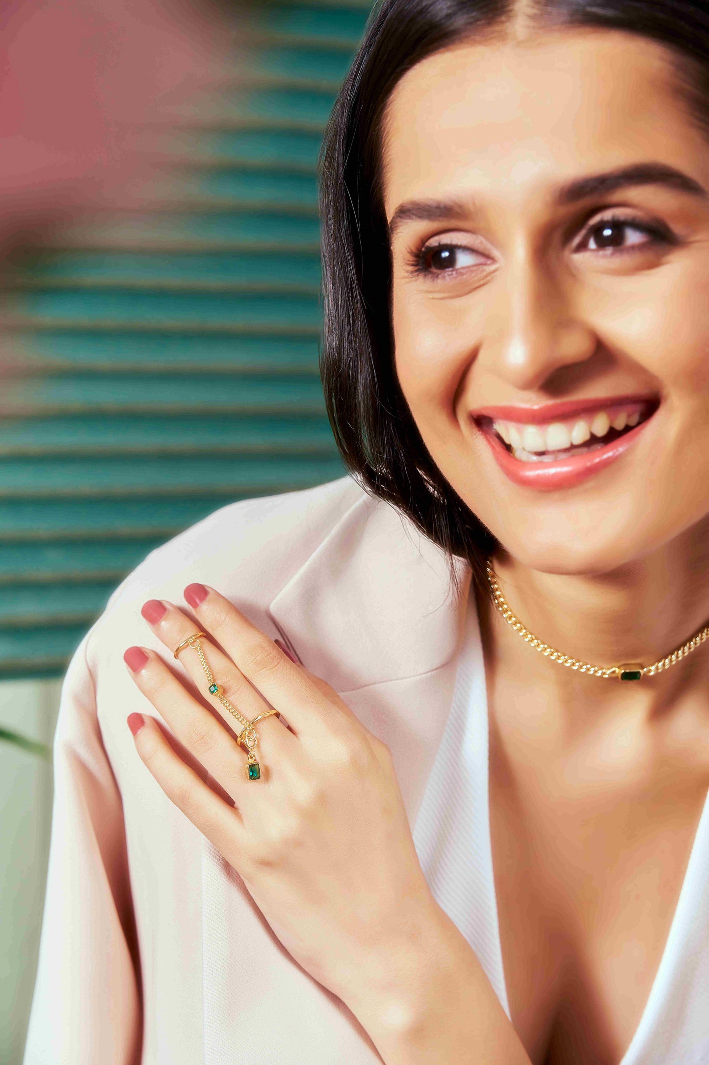 Emerald Statement Ring - Jade Gleam