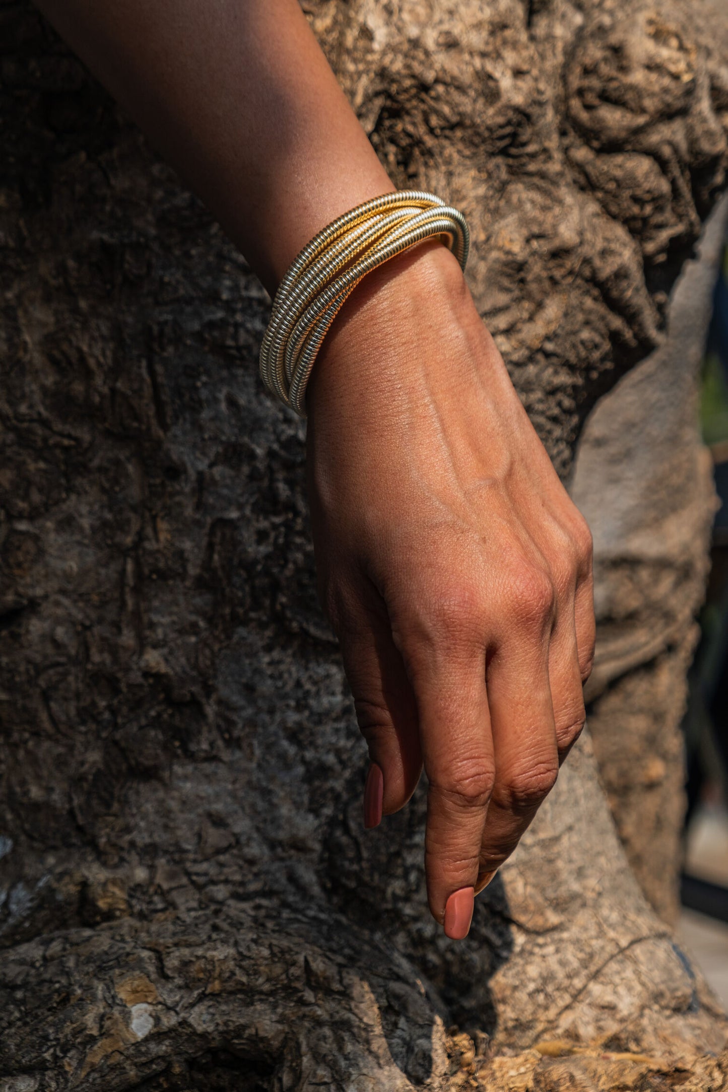 Halo Sprial Chunky Cuff