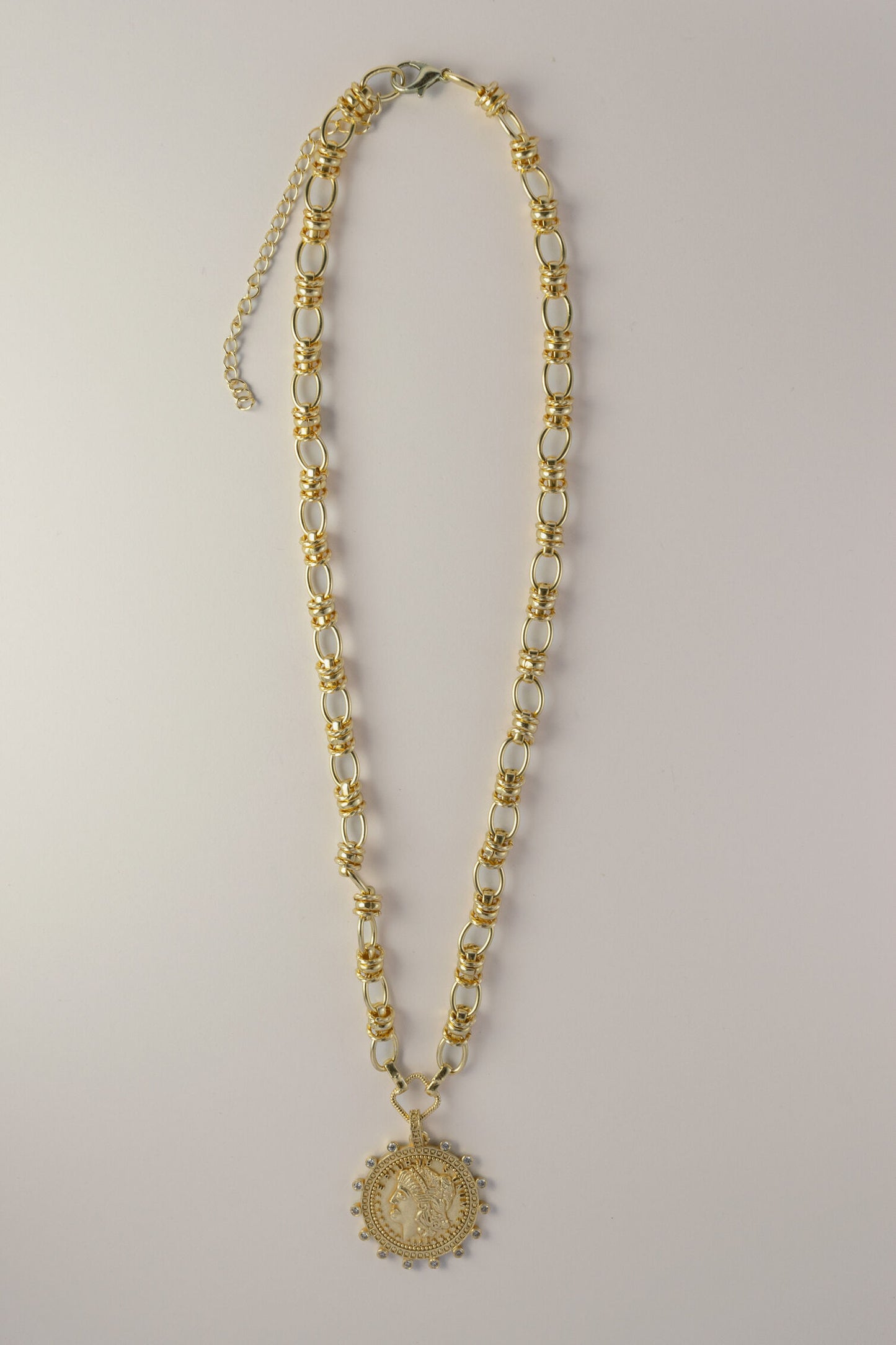 Victorian Statement Charm Necklace