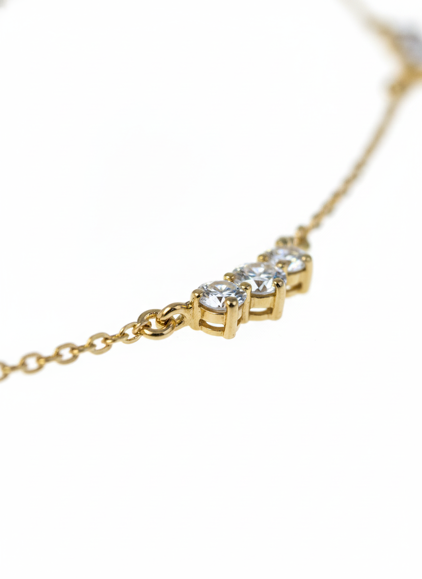 Trio Dot AD necklace - Anné