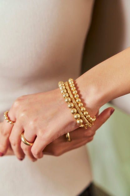 Molten Beaded Statement - Gilded Beads