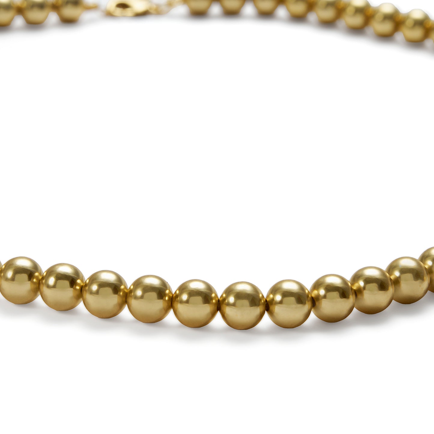 Beaded Gold necklace - Gilded Beads