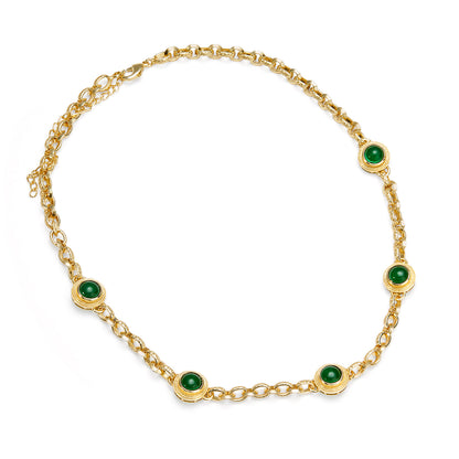 Emerald Fusion Choker - Orbit Verde