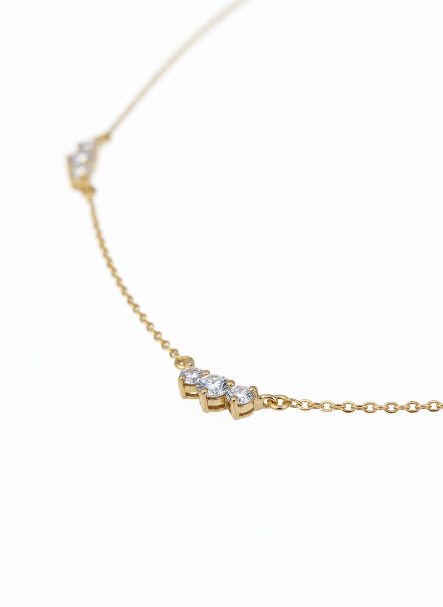 Trio Dot AD necklace - Anné