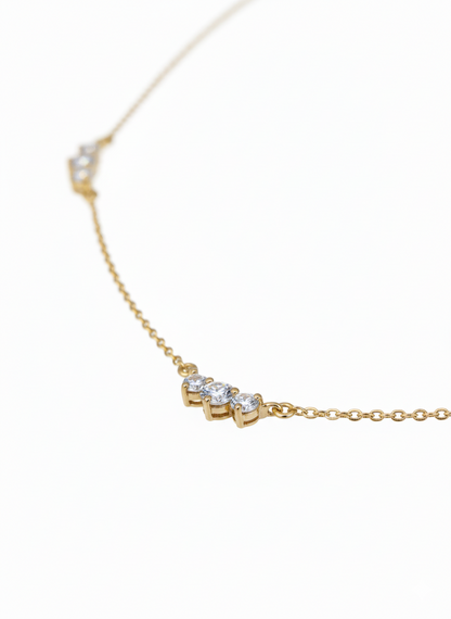 Trio Dot AD necklace - Anné