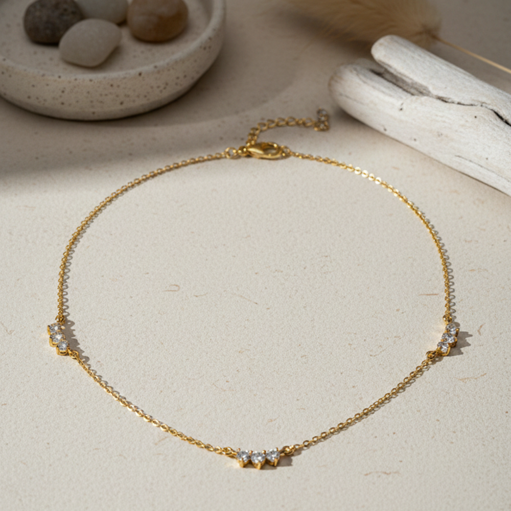 Trio Dot AD necklace - Anné